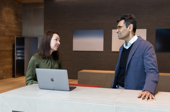 People in meeting